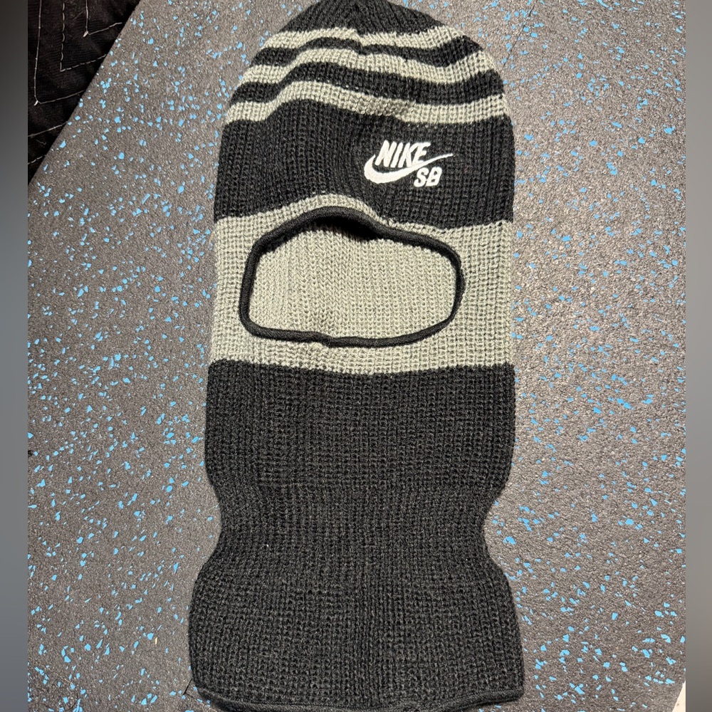 Nike SB Black and Gray Knit Balaclava
